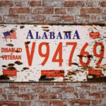 Metalen bord Alabama Veteran — foto 2