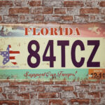 Metalen bord Florida — foto 2