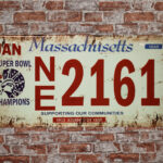 Metalen bord Massachusetts — foto 2