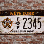 Metalen bord New york empire — foto 2