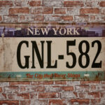 Metalen bord New york — foto 2