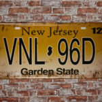 Metalen bord New Jersey — foto 2