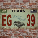 Metalen bord Texas — foto 2