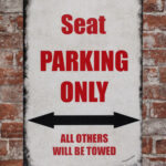 Metalen bord Seat parking — foto 2