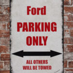 Metalen bord Ford parking — foto 2