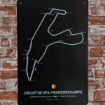 Metalen bord Circuit spa-francorcham — foto 2