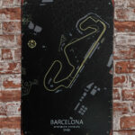Metalen bord Barcelona Spain — foto 2