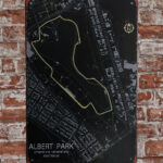 Metalen bord Albert park Australia — foto 2