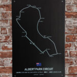 Metalen bord Albert park circuit 2 — foto 2