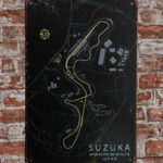 Metalen bord Suzuka Japan — foto 2
