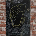 Metalen bord Interlagos Brasil — foto 2