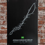 Metalen bord Jeddah corniche circuit — foto 2