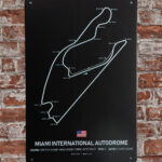 Metalen bord Miami international — foto 2