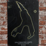 Metalen bord Spa francorchamps — foto 2