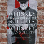 Metalen bord Whiskey en bullets — foto 2