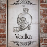 Metalen bord Vodka 1925 — foto 2