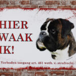 Metalen bord Boxer — foto 2