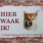 Metalen bord Shiba — foto 2