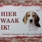 Metalen bord Beagle — foto 2