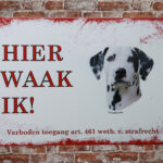 Metalen bord Dalmatier — foto 2