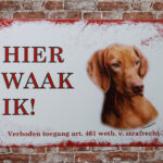 Metalen bord Vizsla — foto 2