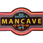 Mancave Led Sign Rood — foto 2