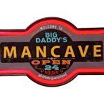 Mancave Led Sign Rood