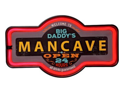 Mancave Led Sign Rood