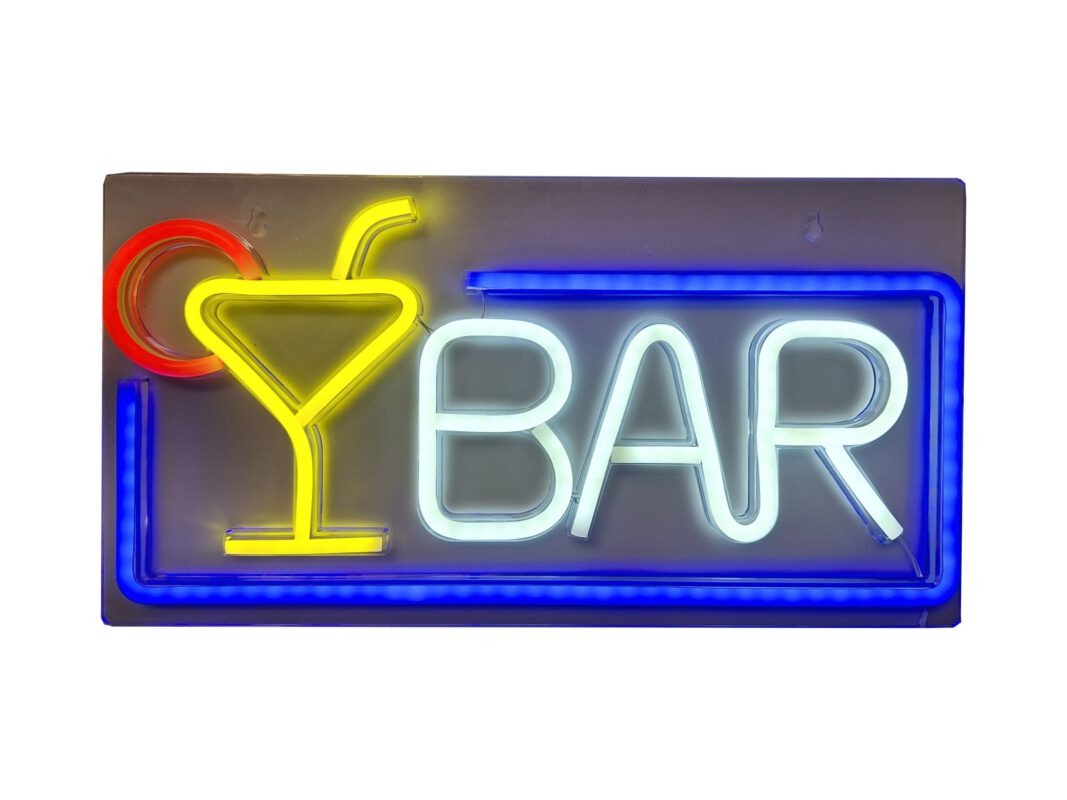 Cocktail bar led bord