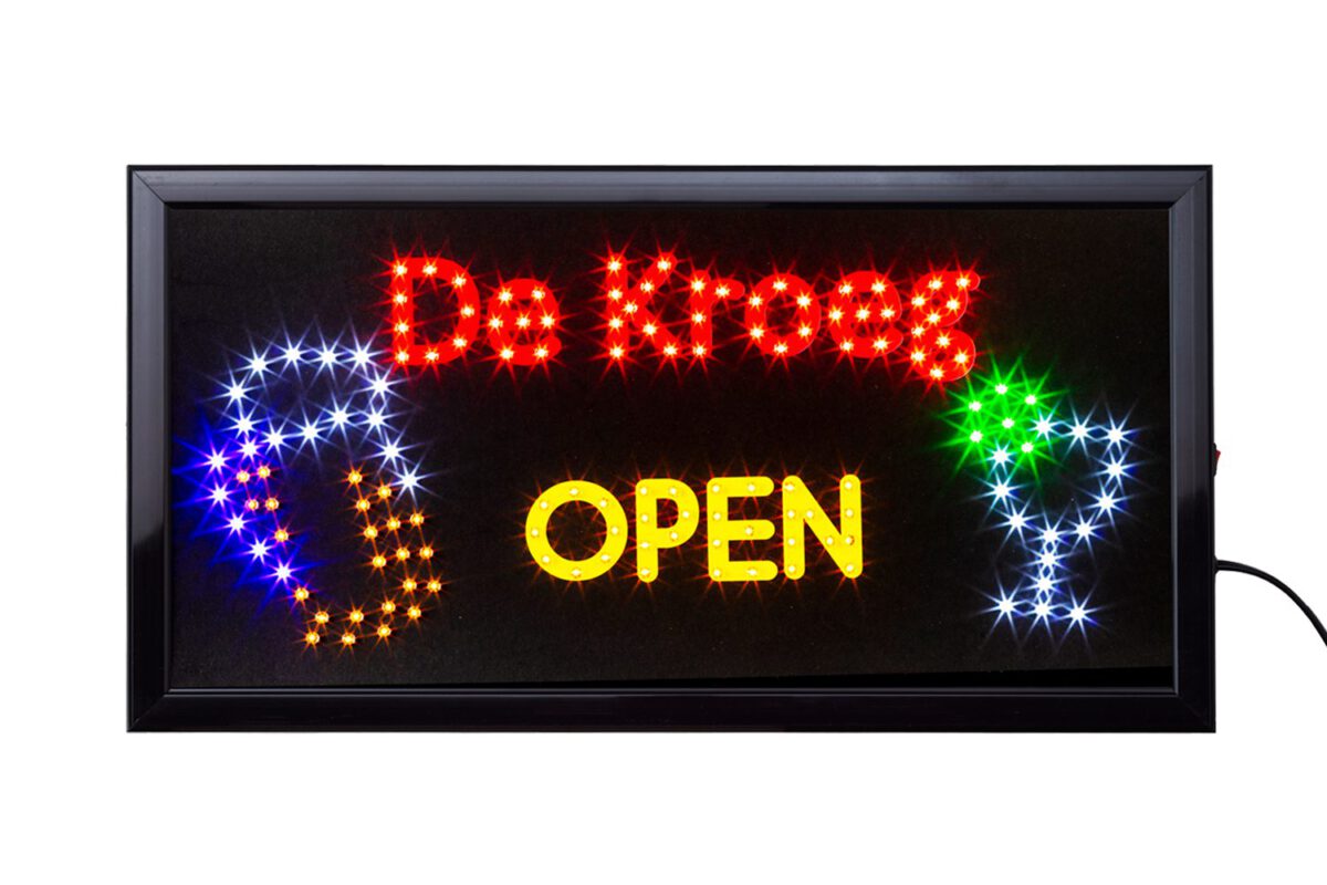 LED Bord De Kroeg 50 x 25 cm