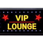 LED Bord Vip Lounge 50 x 25 cm — foto 1