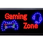 LED Bord Gaming Zone 50 x 25 cm