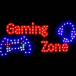 LED Bord Gaming Zone 50 x 25 cm — foto 2
