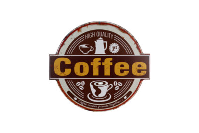 Houten bord coffee