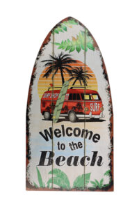 Houten bord beach surfplank