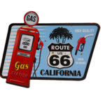 Houten bord California 66 — foto 1