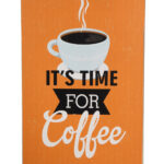 Houten bord Time for coffee
