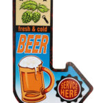 Houten bord Beer service R — foto 1