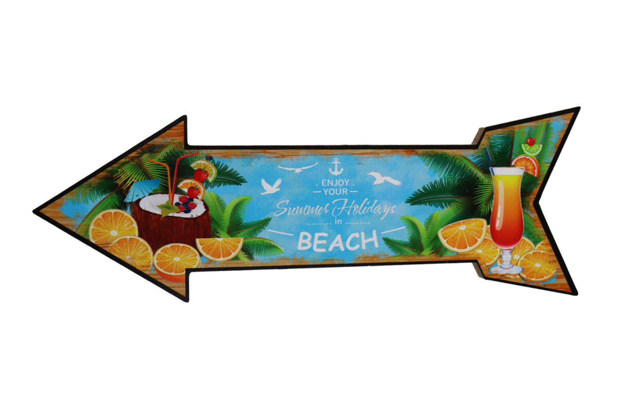 Houten bord Enjoy beach