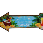 Houten bord Enjoy beach — foto 1