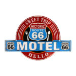 Houten bord motel
