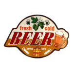 Houten bord beer
