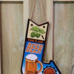 Houten bord Beer service R — foto 2