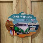 Houten bord come to sea — foto 2