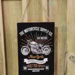 Houten bord Motorcycle — foto 2