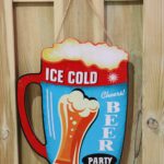 Houten bord Ice cold blauw — foto 2