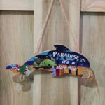 Houten bord dolfijn — foto 2