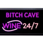 LED Bord Bitch Cave 50 x 25 cm