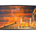 Bar mat whiskey