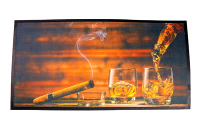Bar mat whiskey
